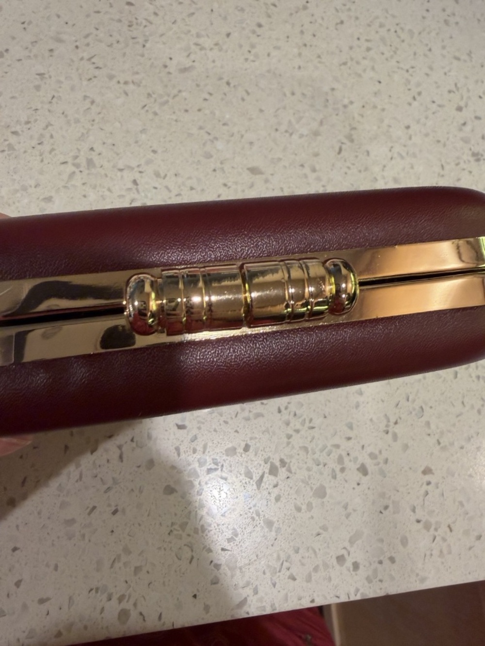 Sabyasachi Inspired Taj Mahal Clutch Bag Party Evening Formal Purse BURGUNDY/WIN - Picture 4 of 11